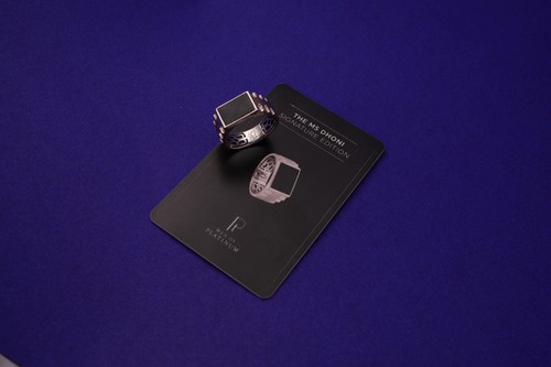 Men platinum ring - platinum,