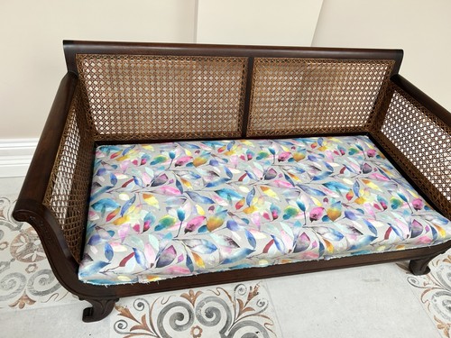 Bergere cane sofa settee - , 2