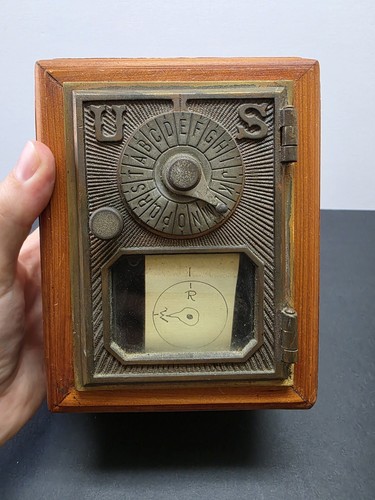 Antique post office box door - antique,