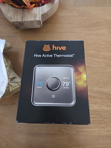 Hive active thermostat black - active,