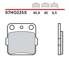 BREMBO BRAKE PAD KIT POST