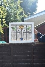 1930s antique stained glass