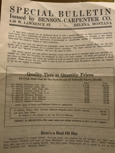 1923 benson carpenter helena - 1923,