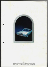 Toyota Crown 1971-1972 Export Markets Sales Brochure In English 2000, 2300, 2600