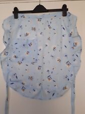Ladies waist apron / half apron with pocket and frill. Length 21"