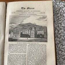 Antique Print 1837 - TODDINGTON GLOUCESTERSHIRE - The Seat Of Charles Hanbury