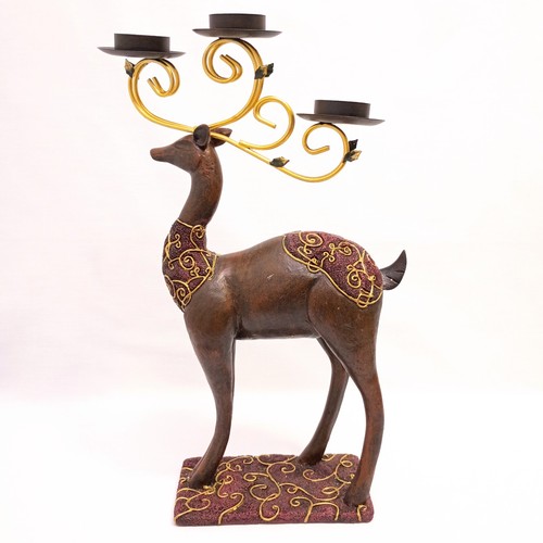 Christmas reindeer candle - christmas,