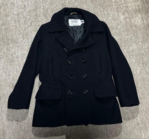Schott 7378 pea coat wool - 7378,