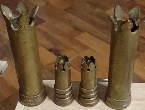 Wwii trench art - brass, shell