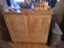Pine Cupboard Opens Up To Two