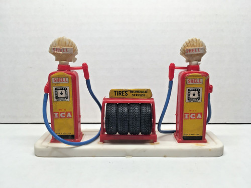 Vintage plastic shell gas - shell,