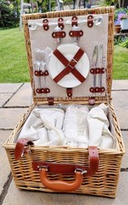 Luxury Wicker Picnic Basket