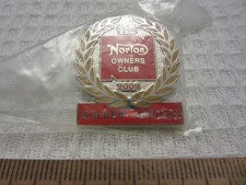 NORTON OWNERS CLUB GOLDEN JUBILEE 1959 - 2009 PIN BADGE  (# 87)
