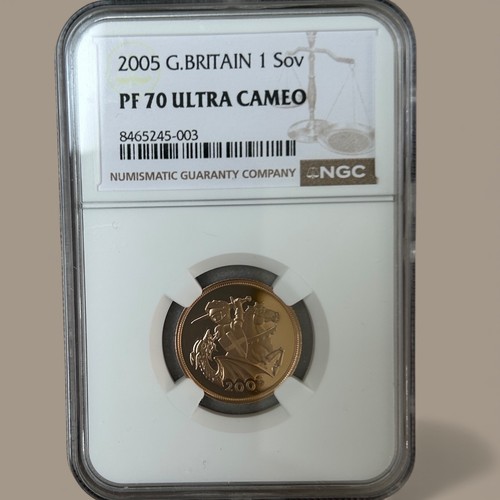 2005 gold proof sovereign - proof,