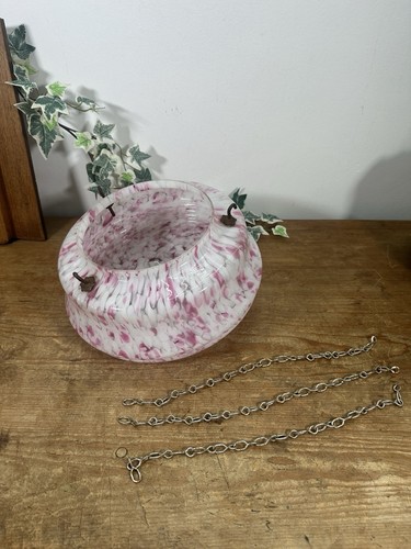 Vintage white and pink fly - and,