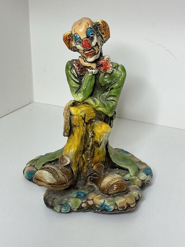 Vintage unmarked clown - vintage,
