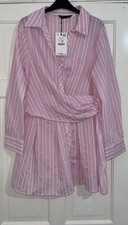 ZARA PINK WHITE STRIPED