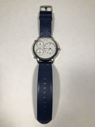 Breda triple time - silver, case