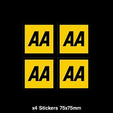 4x AA Sticker - Classic Car, Breakdown, Recovery, Garage, Mechanic (CC056)