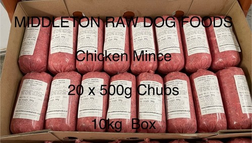 Frozen dog food - food, chicken