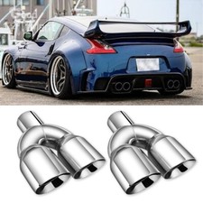 2x Dual Exhaust Pipe Tip 2.5"