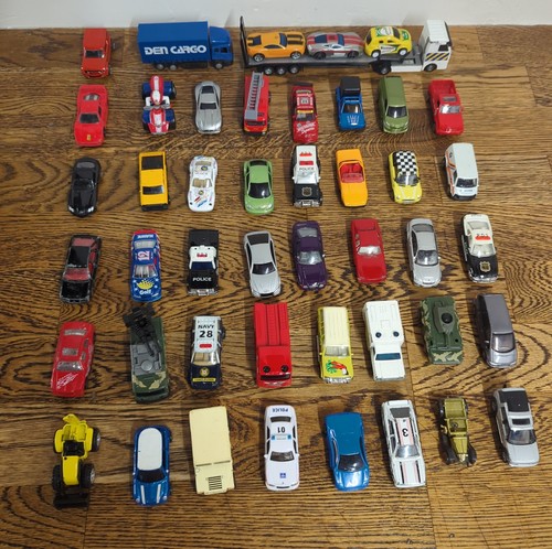 Mixed diecast toy cars job - diecast,