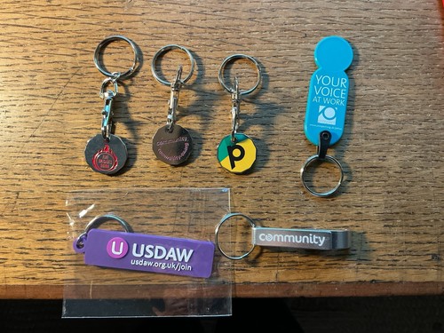 Trade union keyring - trade,