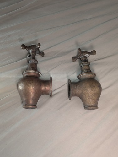 Pair brass hot cold - pair,