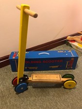 wooden folding scooter