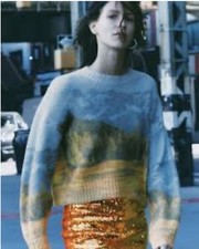 Zara Knit Jacquard Landscape