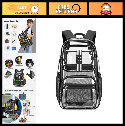 Clear backpack for kids - for, 16in