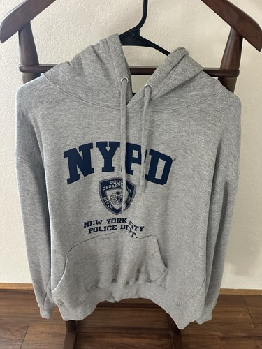 Nypd gray pullover - nypd, hoodie