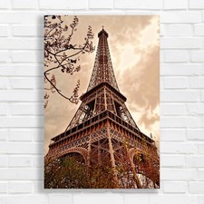 Parisian Eiffel Tower Canvas