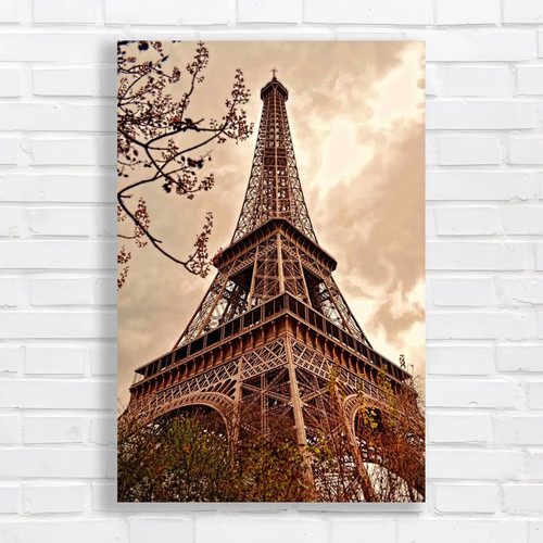 Parisian eiffel tower canvas - tower,