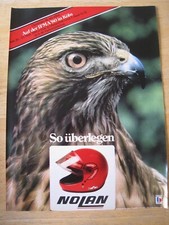 NOLAN BIKE HELMET GERMAN SO UBERLEGEN BUHLER IMPORT 1980 ADVERT A4 FILE 44