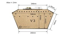 Inset Gas Fire Victorian 16" Living Flame Coal or Log Effect Insert LPG or Gas