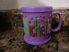MICHELLE - NEW Personalized Childs Kids Mug Cup Plastic 3D John Hinde