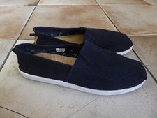 Boys Matalan Smart Casual Flossy Style Slip On Navy Shoes UK 6