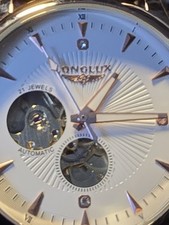longlux Men's Silver Stainless