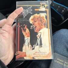 David Bowie Serious Moonlight Volume 1 Tour Concert VHS Video Tape Channel 5