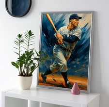 Lou Gehrig Painting Poster or