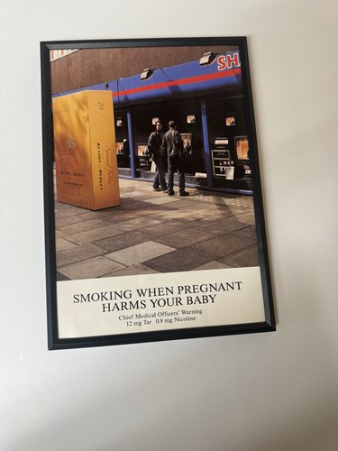 Framed original advert for - framed,
