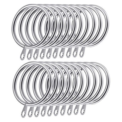 24pcs metal curtain rings - metal,