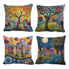 4 X Whimsical Town Village