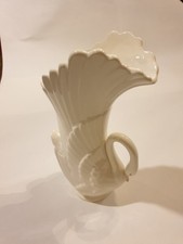 White Swan Vase