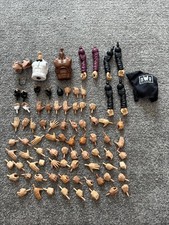 WWE Elite Spare Hands & BAF Arms Bundle – William Regal NWO Figures Lot Of 76