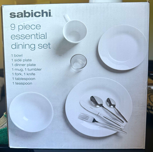 Sabichi 9pc ceramic white - sabichi,
