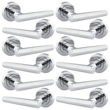 Door Handles Chrome Straight