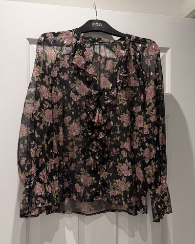 Zara women blouse shirt size - women's,
