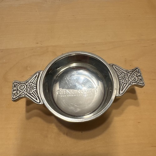 Thistle pewter quaich - pewter,